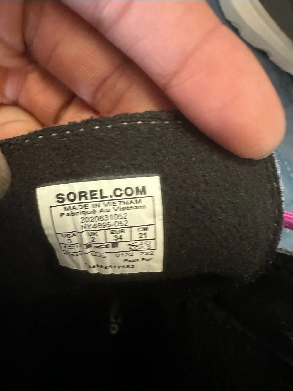 Sorel cozy faux